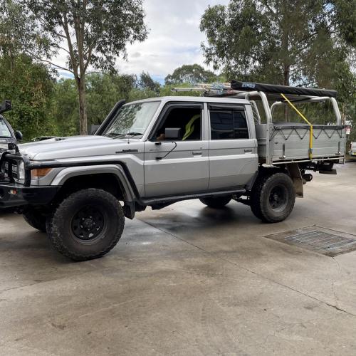 79 Series Landcruiser with ultimate suspension upgrade